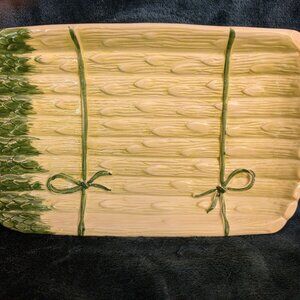 Vintage~NETO & GOMES~Ceramic Asparagus Dish-Portugal